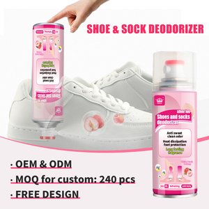 Desodorante en Aerosol <span class=keywords><strong>para</strong></span> <span class=keywords><strong>Zapatos</strong></span> <span class=keywords><strong>de</strong></span> Larga Duración, Eliminador <span class=keywords><strong>de</strong></span> Olores, Refrescante <span class=keywords><strong>de</strong></span> Calzado, Precio <span class=keywords><strong>de</strong></span> Fábrica OEM - Product Image 1