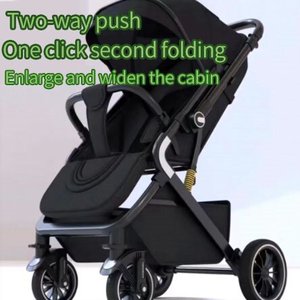 <span class=keywords><strong>Poussette</strong></span> légère tout-terrain JXB en acier haute teneur en carbone, pliable d'un seul clic, pour nouveau-nés et jeunes enfants - Product Image 6