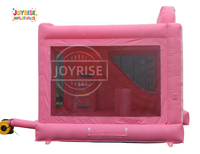 Château gonflable commercial JOYRISE pour filles, thème gâteau, rose, avec toboggan, en PVC, garantie 3 ans, 500 kg