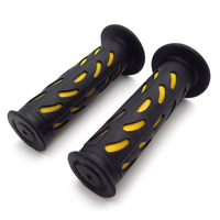 Poignée de 1 "gravée style haricot Poignée antidérapante 22/24mm Pièces détachées du système de carrosserie de moto Poignée gauche et droite pour CBR600 ATV JET