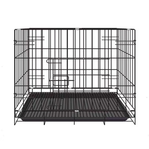 Cage pour chien en fer moderne de luxe avec <span class=keywords><strong>toilette</strong></span>, design pliable respirant pour chats et lapins, toutes saisons, intérieur/extérieur - Product Image 5