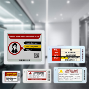 หน้าจออิเล็กทรอนิกส์ E Ink ขนาด 4.2 นิ้ว แบบบางพิเศษ สำหรับระบบประชุม ป้ายชื่อ E-Paper File Hub ป้ายชื่อห้องประชุม E-Ink Badge - Product Image 1