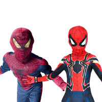 Gorro Infantil de Spider-Man con Estampado por Transferencia Térmica en Poliéster/ Gorro de Personaje de Película, Accesorio de Disfraz de Verano 25x22cm