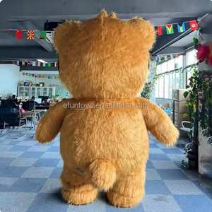 Efun ชุดมาสคอตหมียักษ์สุดเท่พร้อมแว่นกันแดดชุดคอสเพลย์สัตว์ขนาด2ม. 2.6ม. ชุดออกแบบได้ตามที่ต้องการ - Product Image 4