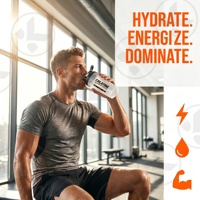 Poudre de créatine et d'électrolytes en marque blanche OEM/ODM – Créatine monohydrate de haute qualité pour stimuler la force, emballage personnalisé pour l'hydratation
