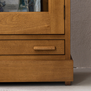 Hot Selling Multifunctional Modern African Teak Solid Wood Display Cabinet with Storage for <b>Kitchen</b> Dining Living Room - Product Image 6