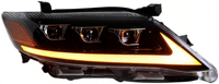 Conjunto de Faros Delanteros LED Modificados para Toyota Camry 2009-2011 XV40, Repuesto de Faros Delanteros para Automóvil, Suministro de Fábrica de Autopartes