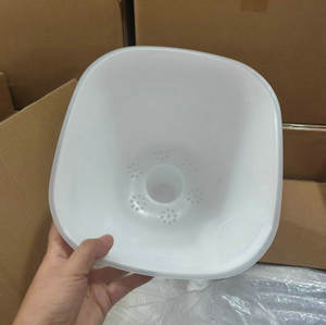 Macetas y Jardineras Grandes de 23 cm (9 Pulgadas) con <span class=keywords><strong>Autorriego</strong></span>, Macetas con Indicador de Agua, Blancas y Negras - Product Image 6