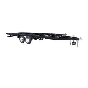 Châssis de remorque pour mini-maison à double essieu en acier Q235B robuste, avec roue de <span class=keywords><strong>jockey</strong></span> - Product Image 2