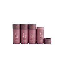 Prix d'usine écologique Tube de déodorant personnalisé Emballage Maquillage Cosmétique Boîte de rangement Push Up Baume à lèvres Tube de papier