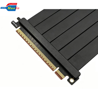 Câble Riser PCIe 5.0 X16 128 Go/s 32 GT/s Gen5 Pleine Vitesse pour RTX 5090 Ti 5080 RX 9070 XT Compatible en Arrière-Vieille Génération PCIe 4.0