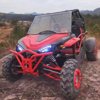 Dune Buggy Tout-Terrain à Essence 230cc pour Location, Deux Places avec Suspension Indépendante et Freins à Disque pour Parc