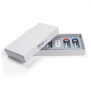 <span class=keywords><strong>Caja</strong></span> de Embalaje para Viales de Péptidos con Logotipo Personalizado al por Mayor, Papel Recubierto con Laminación Mate para Etiquetas de Viales y <span class=keywords><strong>Caja</strong></span> de Kit de 10 ml - Product Image 1
