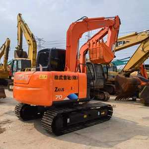 Excavatrice Hitachi 70 d'occasion d'origine japonaise, fabriquée au Japon, excavatrice sur chenilles d'occasion ZX70 - Product Image 1