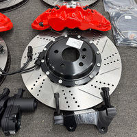 Kit d'étriers de frein arrière AP8520 6 pistons avec frein à disque EPB 4 pistons et disques de frein perforés, compatible avec BMW X5, Mercedes GLE, Audi Q7