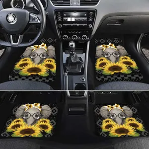 ชุดเสื่อปูพื้นรถยนต์พิมพ์ลายทุกสภาพอากาศสำหรับรถยนต์ alfombras Para autos - Product Image 1