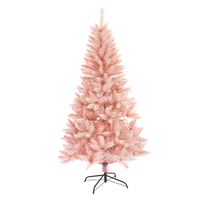 Ornements artificiels en PVC modernes et bon marché, arbres de Noël géants en PVC floqués avec lumières LED