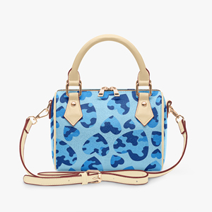 Borsa a Tracolla Mini con Stampa Camouflage Cuore Blu, <span class=keywords><strong>in</strong></span> Pelle PU, Manico Superiore, Borsa a Nuvola Camouflage per Uso Quotidiano Femminile - Product Image 1