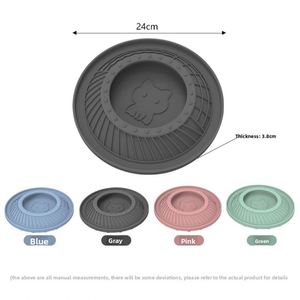 Pet Slow-Feeding Licking Bowl Silicone Suction Cup Non-Slip Tip-Resistant Universal Cats Dogs Dry-Wet Dual-Use Feeding <b>Mat</b> <b>Large</b> - Product Image 4