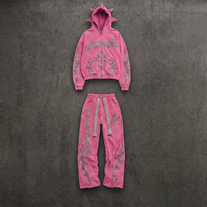 Conjunto Deportivo Informal para Hombre, con Capucha, Estampado, de 2 Piezas, Transpirable, Ecológico, Cortavientos, Ligero, para Deportes de Invierno - Product Image 3