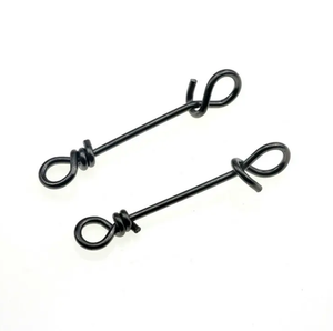 Émerillons de pêche en acier inoxydable à connexion rapide avec mousquetons rapides et robustes - pour une pêche facile - Product Image 1