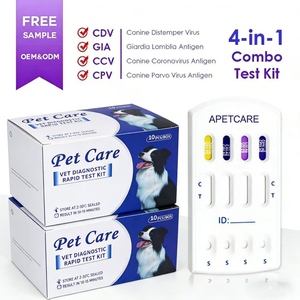 Kit di Test Rapido Veterinario Riutilizzabile per il Coronavirus Canino, Cassetta per Ispezione e Diagnosi per Cani - Product Image 4