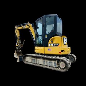 Excavatrice Caterpillar d'occasion de 5 tonnes, modèle CAT 305.5E2, mini-excavatrice hydraulique sur chenilles, prix bas, en promotion - Product Image 1
