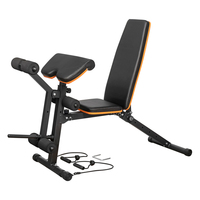 Banc de musculation réglable, pliable et portable pour entraînement à domicile