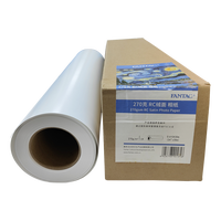 Papier photo RC 270 g/m², papier d'impression jet d'encre semi-mat imperméable de qualité supérieure pour HP Canon, album photo, studio photo