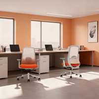 Chaise de bureau de direction contemporaine personnalisée pour le gaming, pivotante et inclinable, ergonomique, avec accoudoirs réglables, pivotant à 360° en nylon