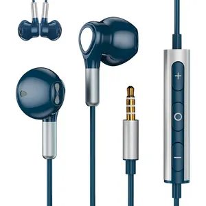 Auriculares con cable Auriculares magnéticos Auriculares intrauditivos 1,2 M Auricular de alta calidad 3,5mm para auriculares Iphone Auriculares móviles de 3,5mm