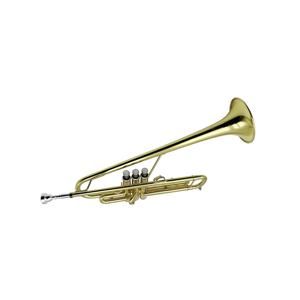 SEASOUND Trumpet nada emas Trompeta kuningan, Trumpet permukaan pernis badan profesional dengan instrumen bel miring - Product Image 5