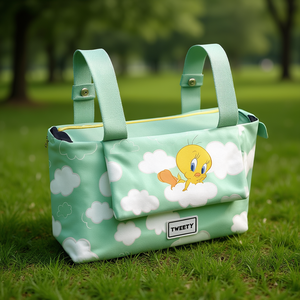 Bolsa organizadora para cochecito de bebé Looney Tunes Tweety Clouds-Hamper Mommy, color verde - Product Image 3
