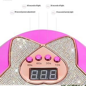Nouvelle lampe UV professionnelle pour soins des ongles, séchage rapide, agent de polissage en gel avec 66 perles LED, sécheuse à gel pour ongles, équipement de soins des ongles - Product Image 4