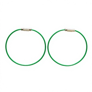 Porte-clés de câble porte-clés en fil d'acier inoxydable YIWANG pour étiquette de bagage - Product Image 1