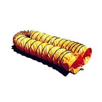 Tuyau flexible en PVC ignifuge et antistatique pour la ventilation des tunnels miniers souterrains, garantie 1 an, pièces de rechange gratuites