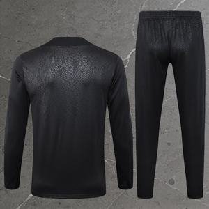 Großhandel Halb-Reißverschluss Maßgeschneiderter Fußball-Trainingsanzug Langarm-Trikot Jogging-Sportbekleidung Herren Kinder Jugend Fußballmannschaft Trainingsanzug - Product Image 2