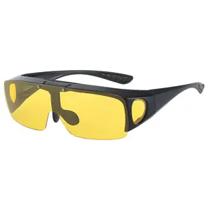 Superior al por mayor a flip gafas de sol para hombres y mujeres que cambian de color de lente de visión día y noche de conducción gafas de sol polarizadas