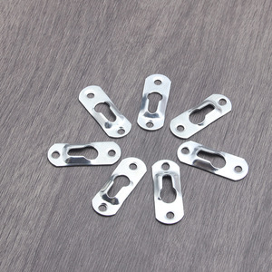 Placa de sujeción ovalada cromada para espejo, accesorio de montaje en pared para gabinete de baño o marco de fotos - Product Image 3