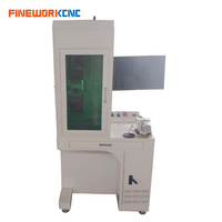 Machine de marquage et de découpe laser à fibre Fineworkcnc, en métal fermé, 20W, 30W, 50W, 100W, 200W