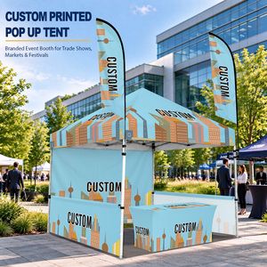 Toldo Plegable Personalizado de 10x10 pies, Solo Tela, Compatible con Marco de Aluminio, Impermeable, Tela Oxford 600D, Carpas con Logotipo Impreso para Eventos - Product Image 3