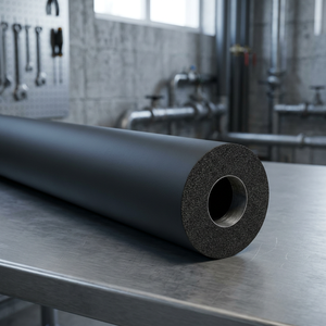 Elastomeric Rubber Pipe Insulation <b>Sheets</b> for Copper Pipes Construction Use 30-100mm <b>Thickness</b> Water & Fire Resistant - Product Image 2