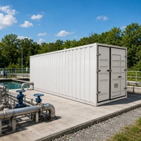 Équipement de traitement des eaux usées personnalisé, neuf ou d'occasion, en acier inoxydable, pompe à membrane MBBR MBR pour le traitement de l'eau, les industries agricoles