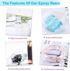 Nhựa Epoxy trong suốt Bangningsi-2 Part, Resina Epoxica - Dùng cho thủ công mỹ nghệ, trang sức, ly, đồ tự làm - <span class=keywords><strong>B</strong></span>ộ dụng cụ cổ điển 16oz - Product Image 5