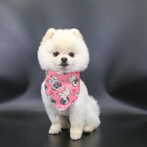 Pet <b>Dog</b> Neck Scarf Adjustable Pet Buckle Triangle Scarf Bandana <b>Neckerchief</b> for Small Cat Bandana - Product Image 3