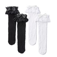 Chaussettes fines Lolita à dentelle pour femme, en coton tricoté, respirantes, style japonais, motif princesse féerique, pour l'été et le quotidien