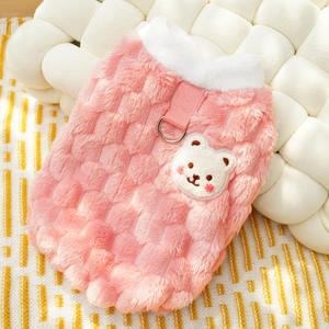 Lujosas sudaderas de poliéster para tamaño pequeño Otoño Invierno moderno para gatos ositos de peluche escarabajo ropa para mascotas de dos patas - Product Image 4