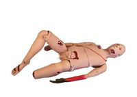 Mannequin d'entraînement médical pour la réanimation cardio-pulmonaire et les premiers secours en soins infirmiers en cas de traumatisme, avec fonction de bandage, certifié CE/ISO