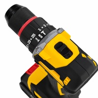 Perceuse à percussion sans fil sans balais 21V, vitesse variable, couple maximal 45Nm, batterie au lithium de qualité industrielle pour le travail du bois et la construction