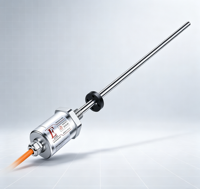 IP67 / IP68, 25 à 5500 mm, Construction entièrement étanche en acier inoxydable, Capteur intégré au cylindre.